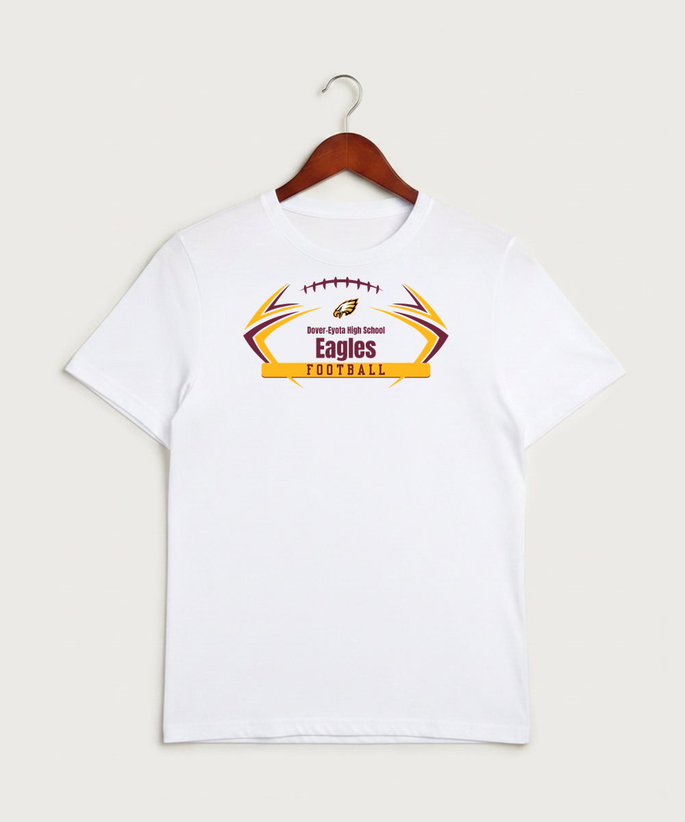 Dover-Eyota High School Football (Boys) - White Sport-Tek PosiCharge Competitor Tee. ST350