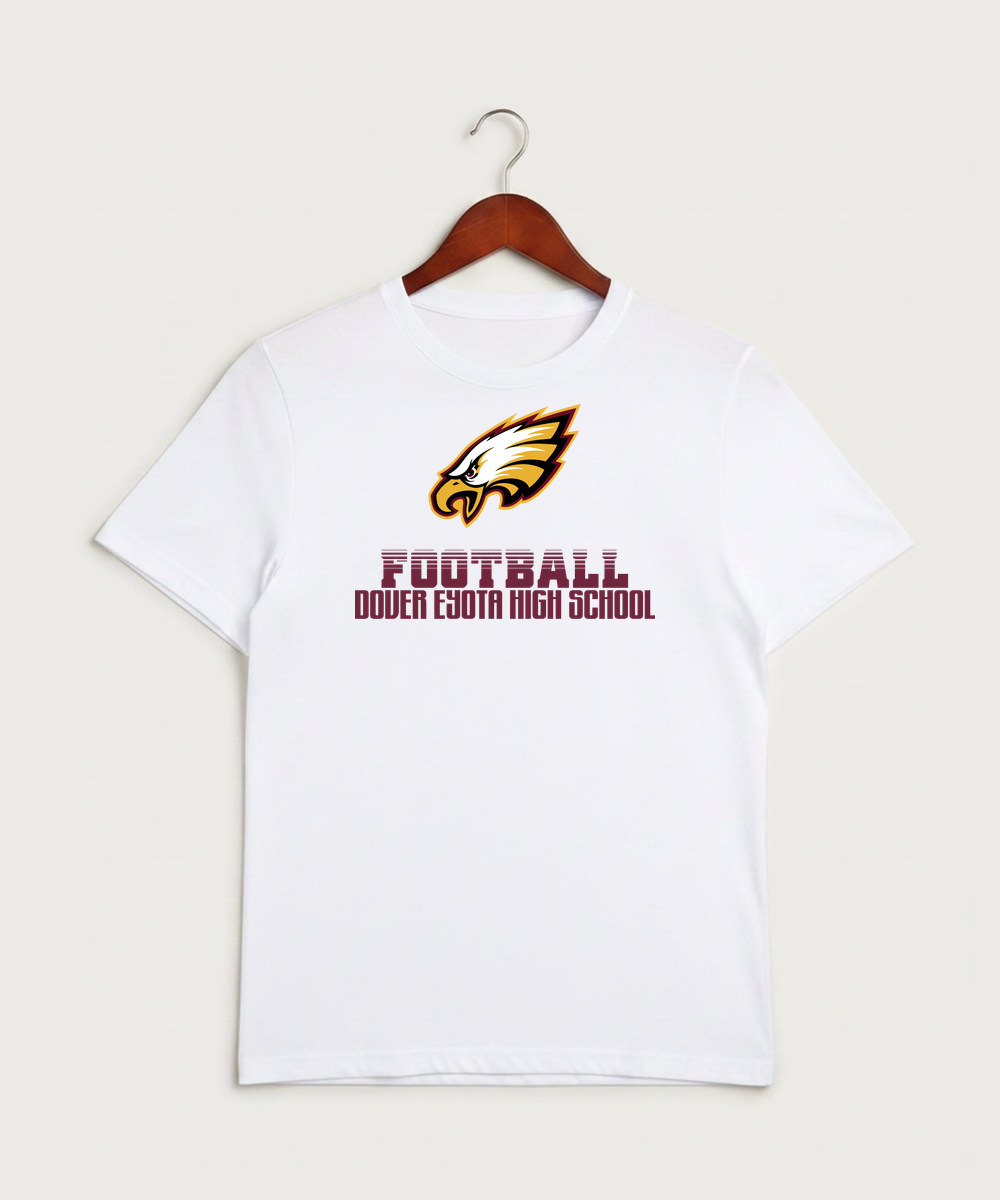 Dover-Eyota High School Football (Boys) - White Sport-Tek PosiCharge Competitor Tee. ST350