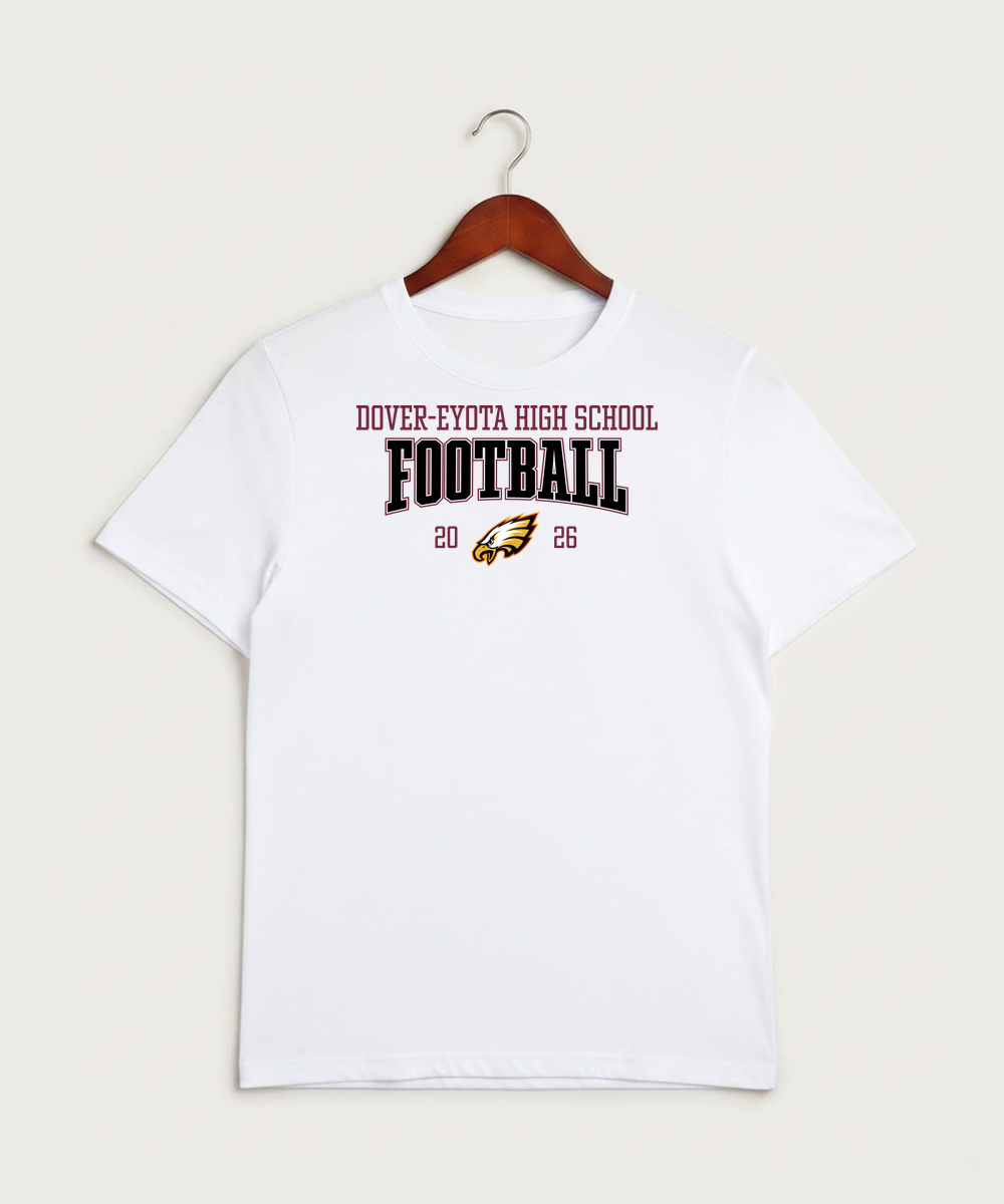 Dover-Eyota High School Football (Boys) - White Sport-Tek PosiCharge Competitor Tee. ST350