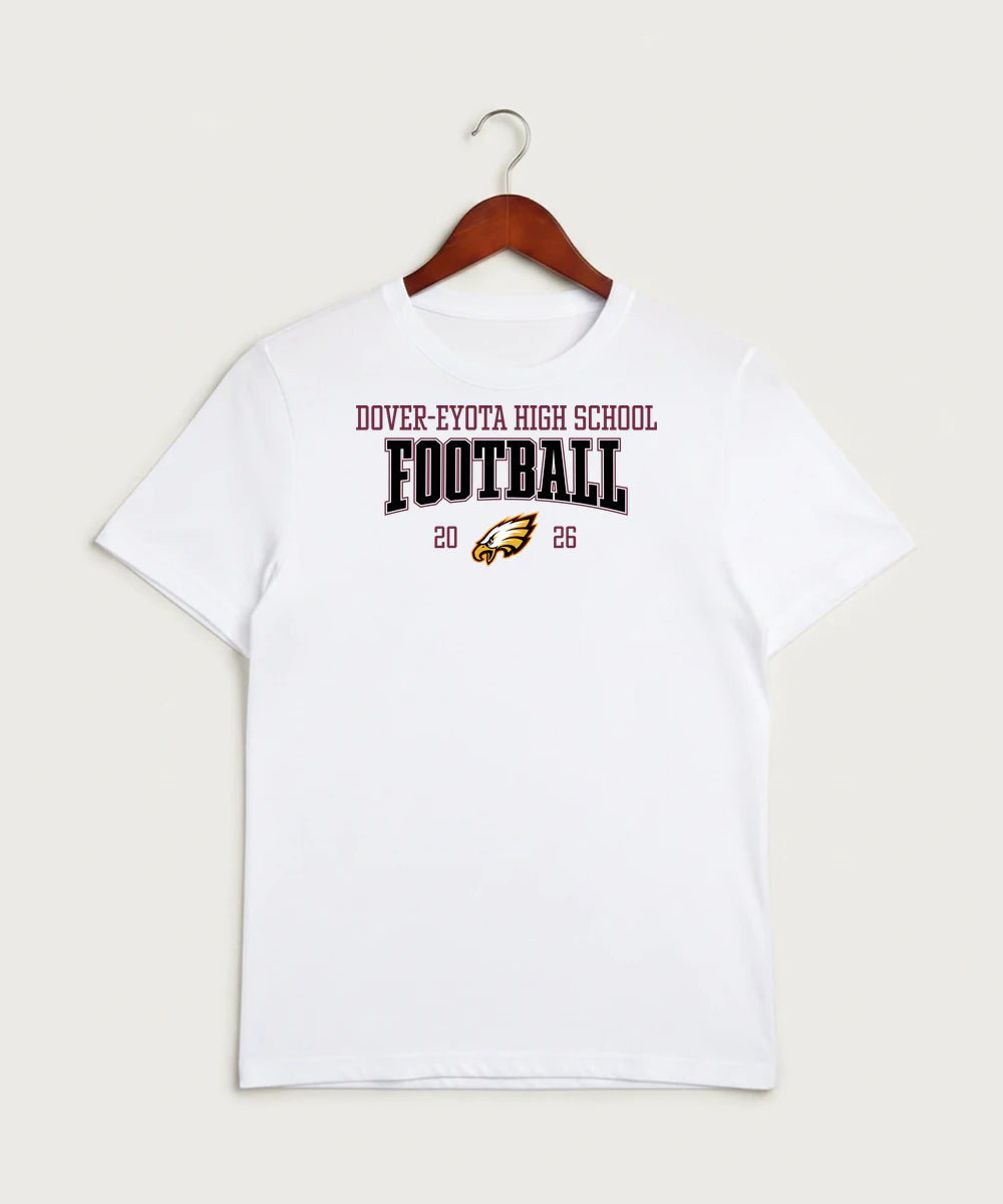Dover-Eyota High School Football (Boys) - White Sport-Tek PosiCharge Competitor Tee. ST350
