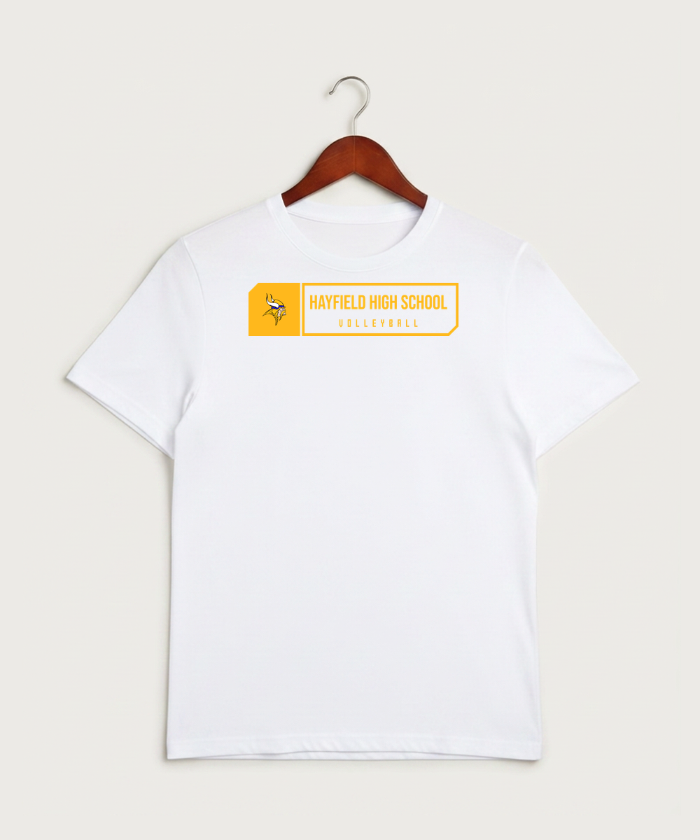 Hayfield High School Volleyball (Girls) - White Sport-Tek PosiCharge Competitor Tee. ST350