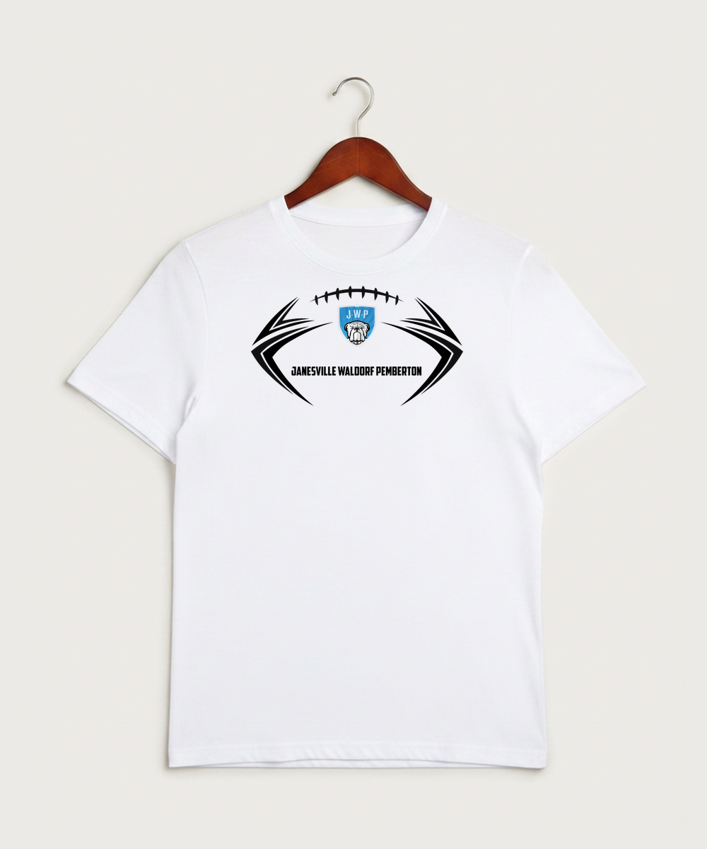 Janesville Waldorf Pemberton Football (Boys) - White Sport-Tek PosiCharge Competitor Tee. ST350