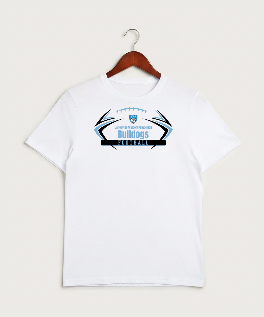 Janesville Waldorf Pemberton Football (Boys) - White Sport-Tek PosiCharge Competitor Tee. ST350