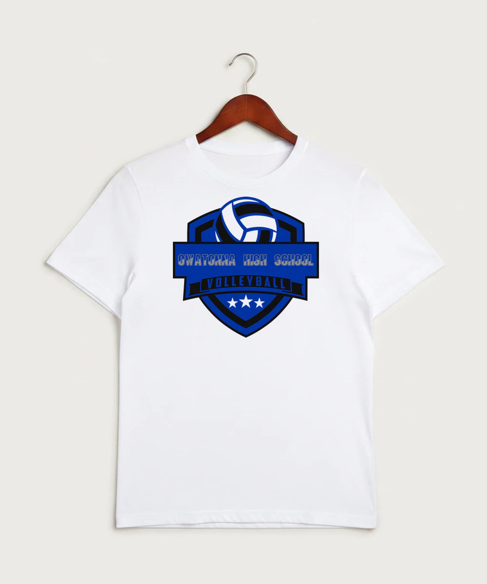 Owatonna High School Volleyball (Girls) - White Sport-Tek PosiCharge Competitor Tee. ST350