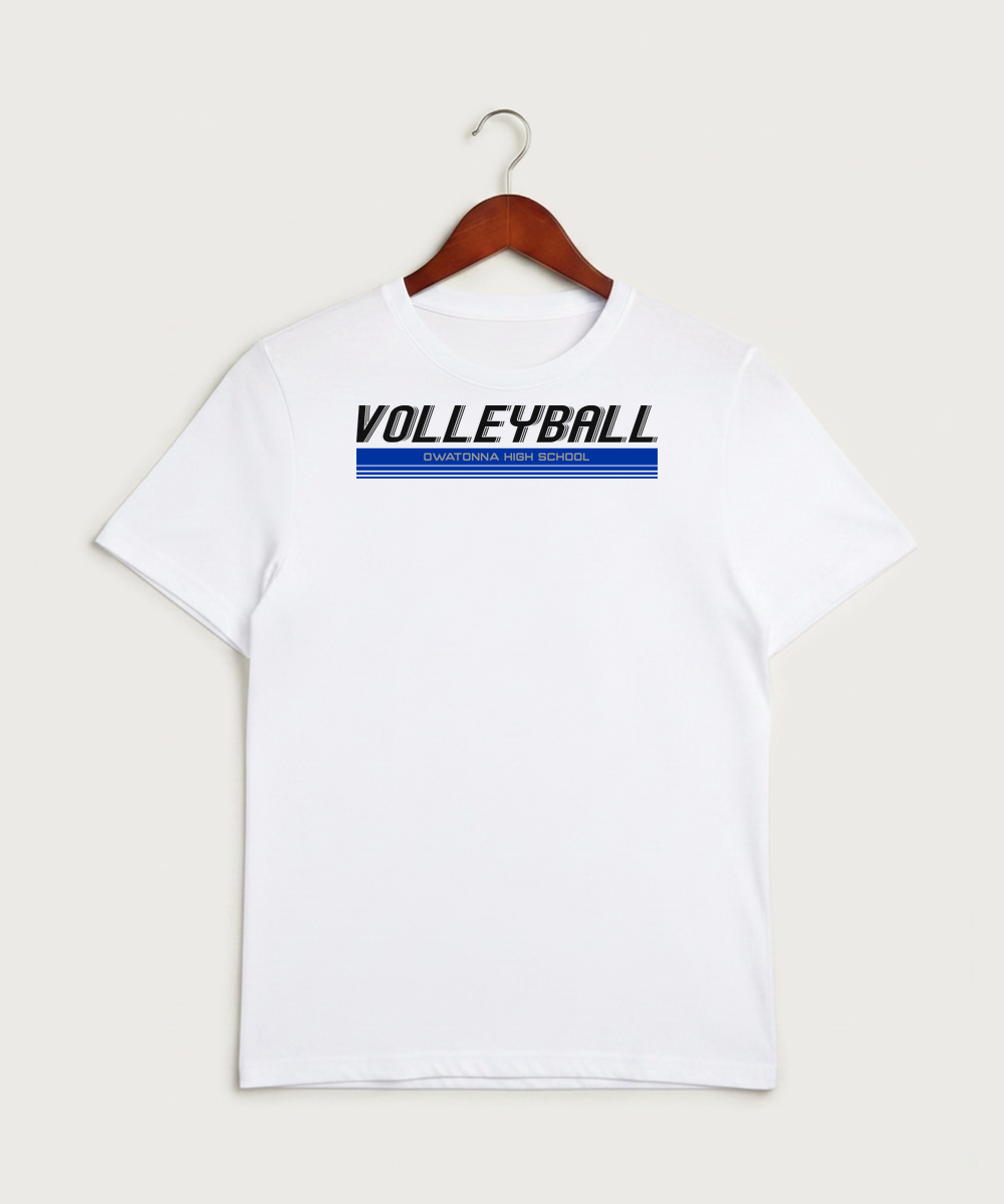 Owatonna High School Volleyball (Girls) - White Sport-Tek PosiCharge Competitor Tee. ST350