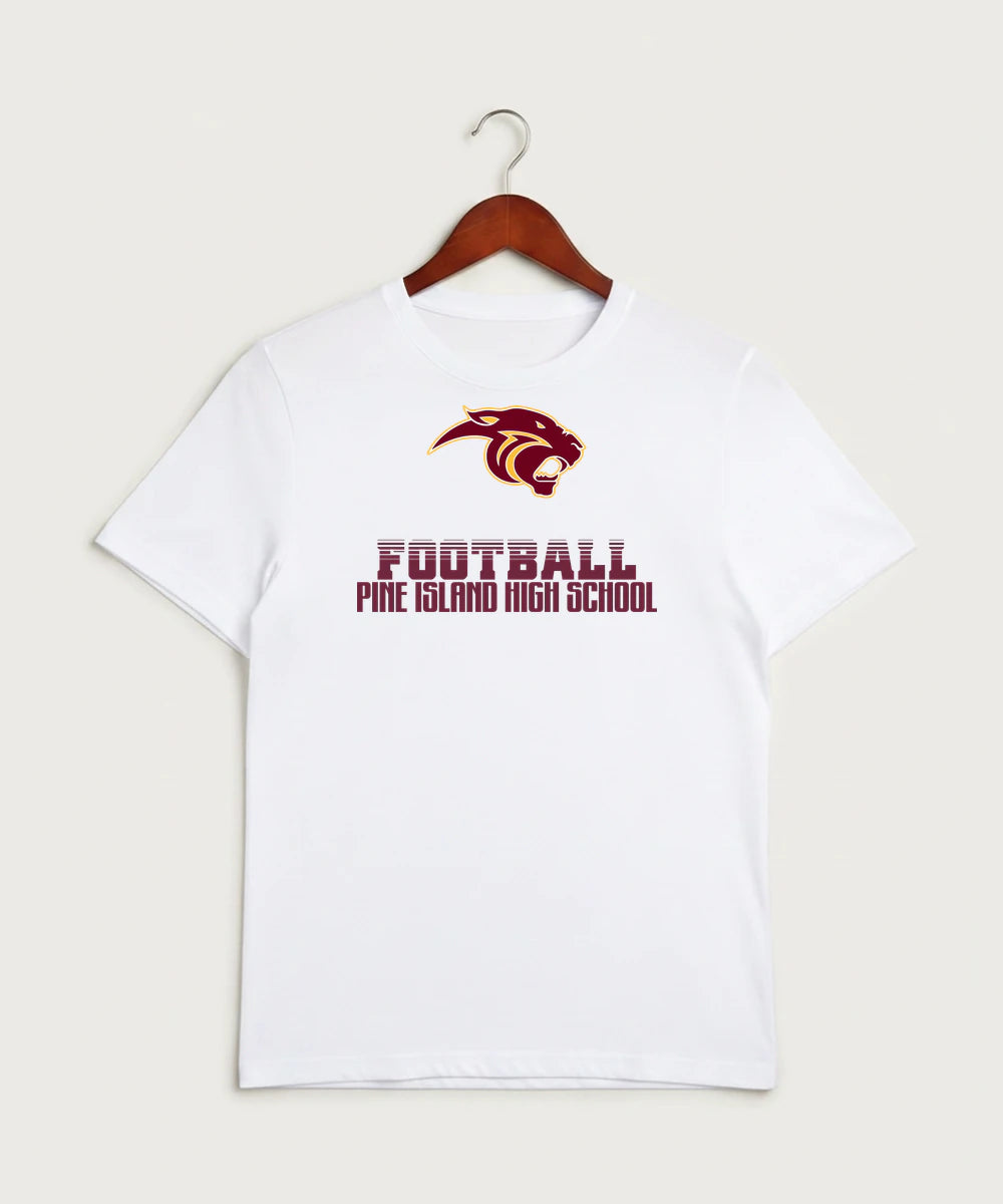 Pine Island High School Football (Boys) - White Sport-Tek PosiCharge Competitor Tee. ST350