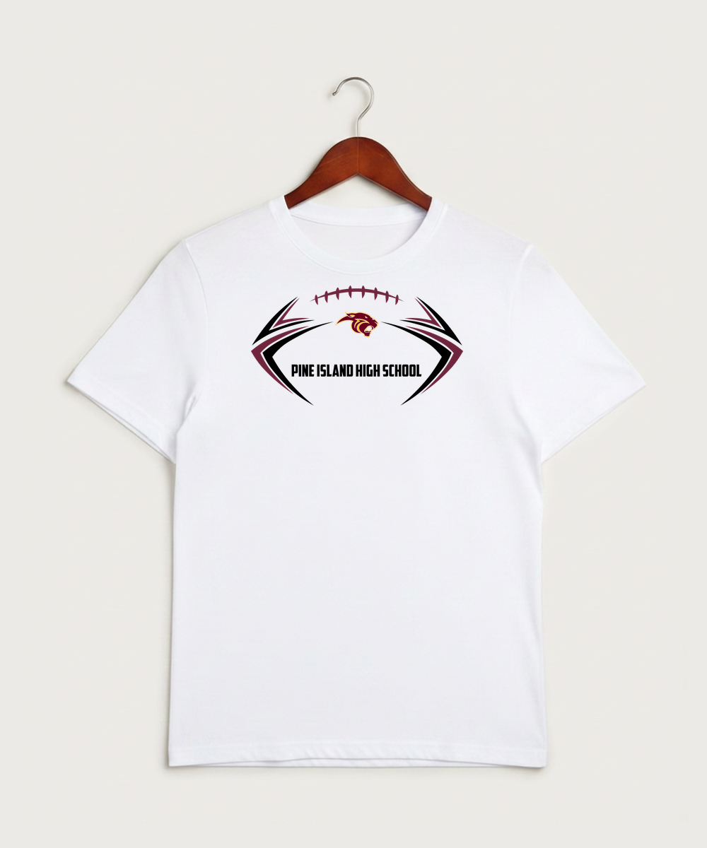 Pine Island High School Football (Boys) - White Sport-Tek PosiCharge Competitor Tee. ST350