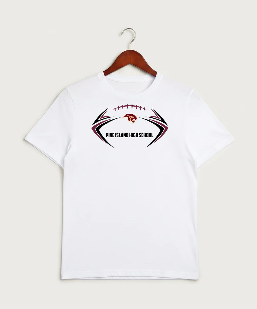 Pine Island High School Football (Boys) - White Sport-Tek PosiCharge Competitor Tee. ST350