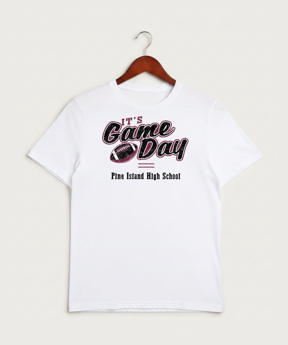 Pine Island High School Football (Boys) - White Sport-Tek PosiCharge Competitor Tee. ST350