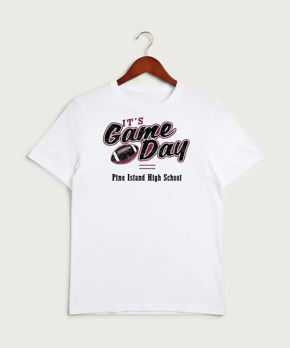Pine Island High School Football (Boys) - White Sport-Tek PosiCharge Competitor Tee. ST350