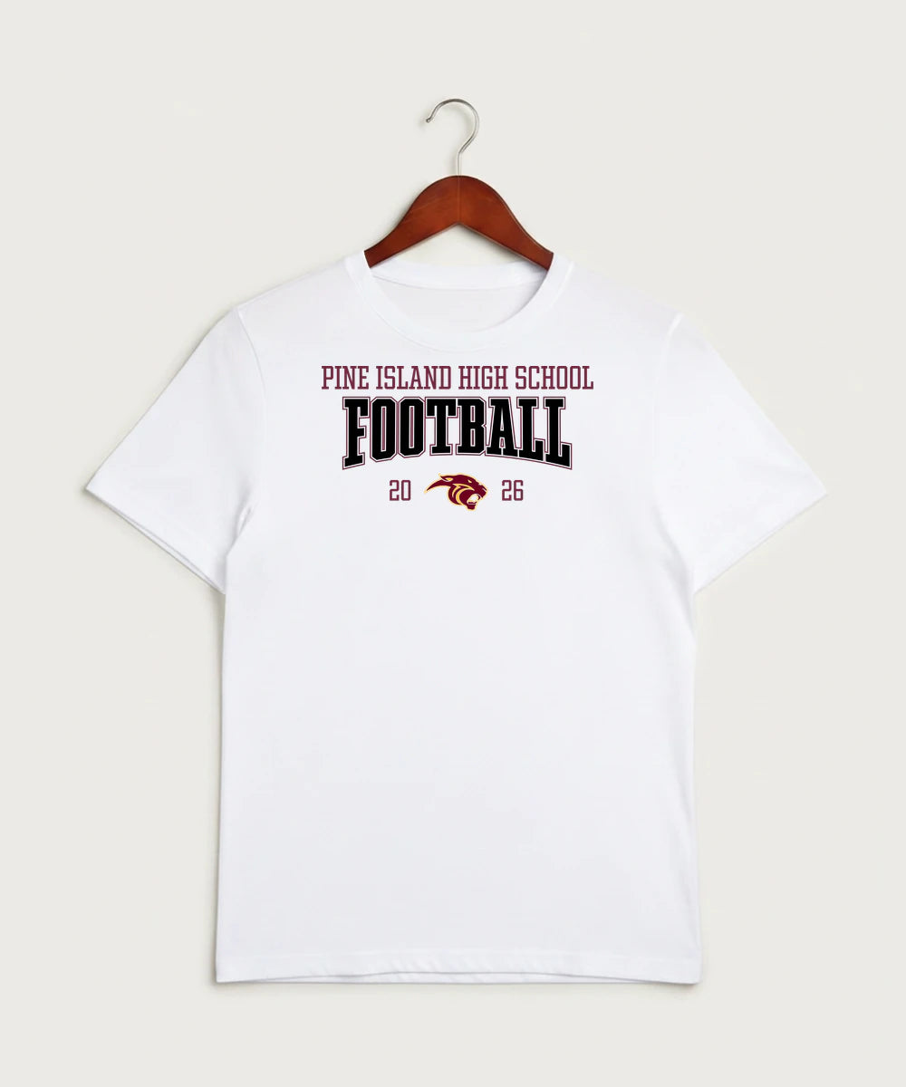 Pine Island High School Football (Boys) - White Sport-Tek PosiCharge Competitor Tee. ST350