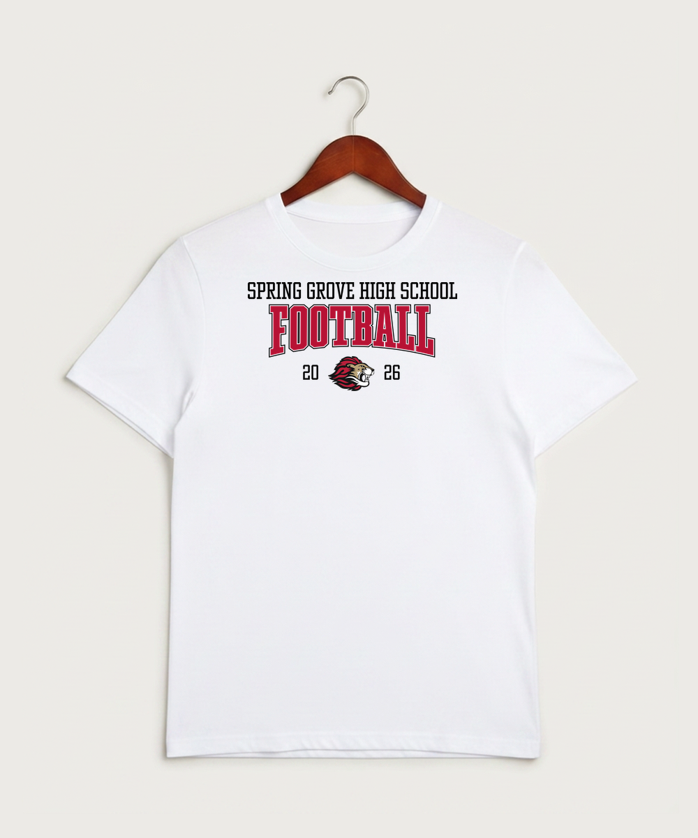 Spring Grove High School Football (Boys) - White Sport-Tek PosiCharge Competitor Tee. ST350