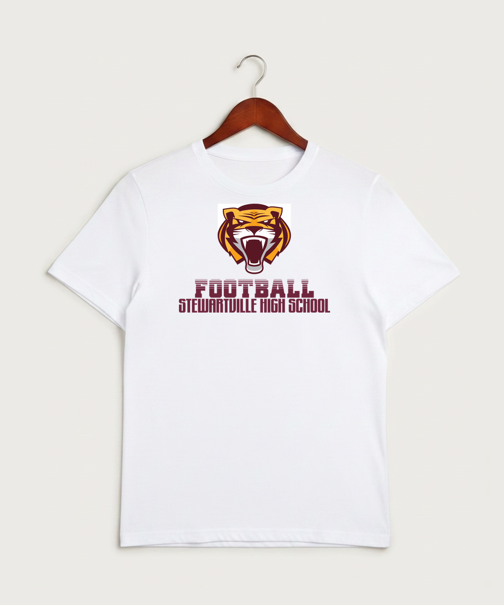 Stewartville High School Football (Boys) - White Sport-Tek PosiCharge Competitor Tee. ST350