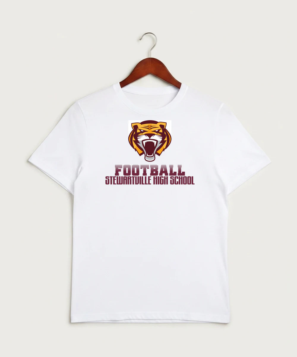 Stewartville High School Football (Boys) - White Sport-Tek PosiCharge Competitor Tee. ST350
