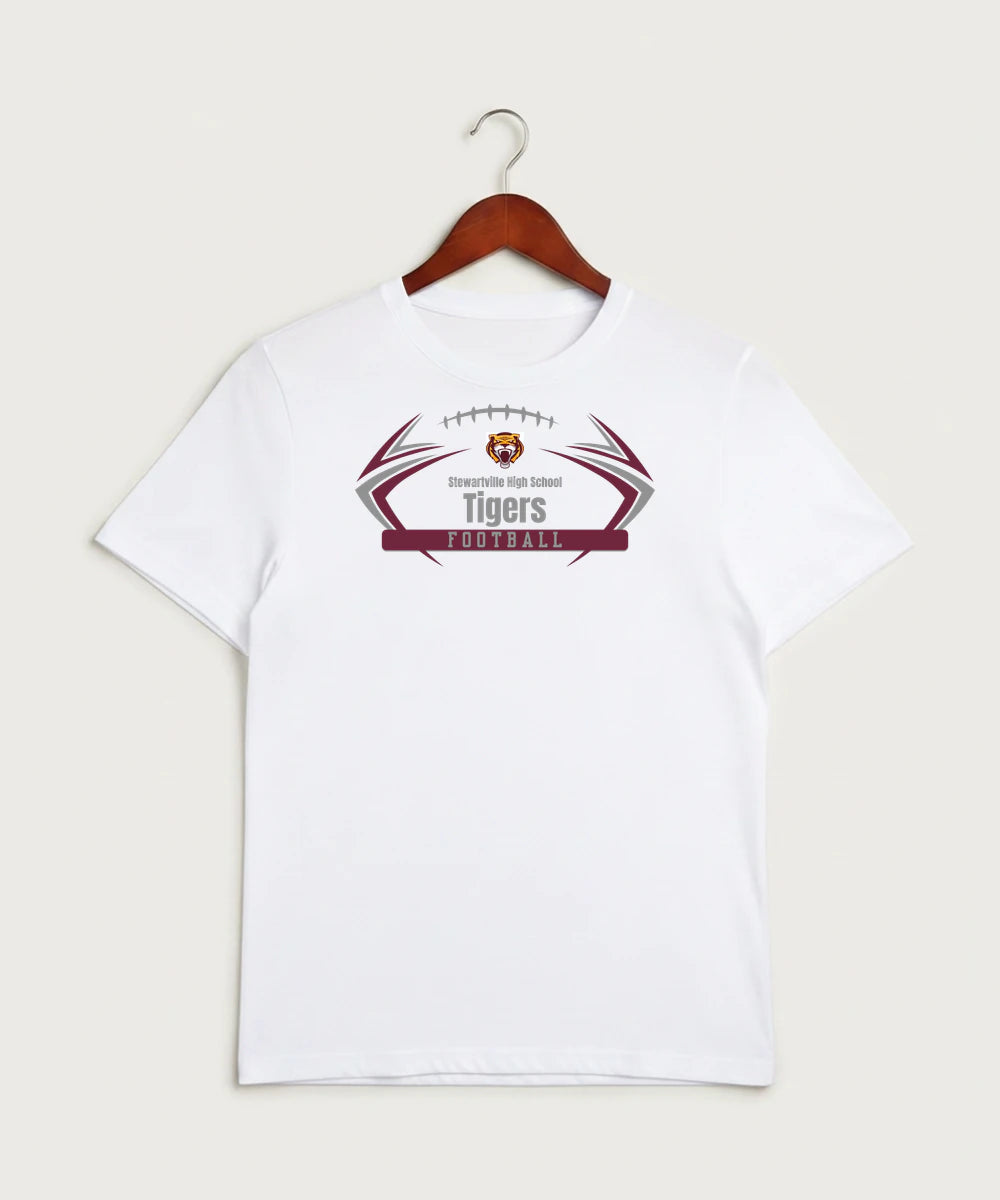 Stewartville High School Football (Boys) - White Sport-Tek PosiCharge Competitor Tee. ST350