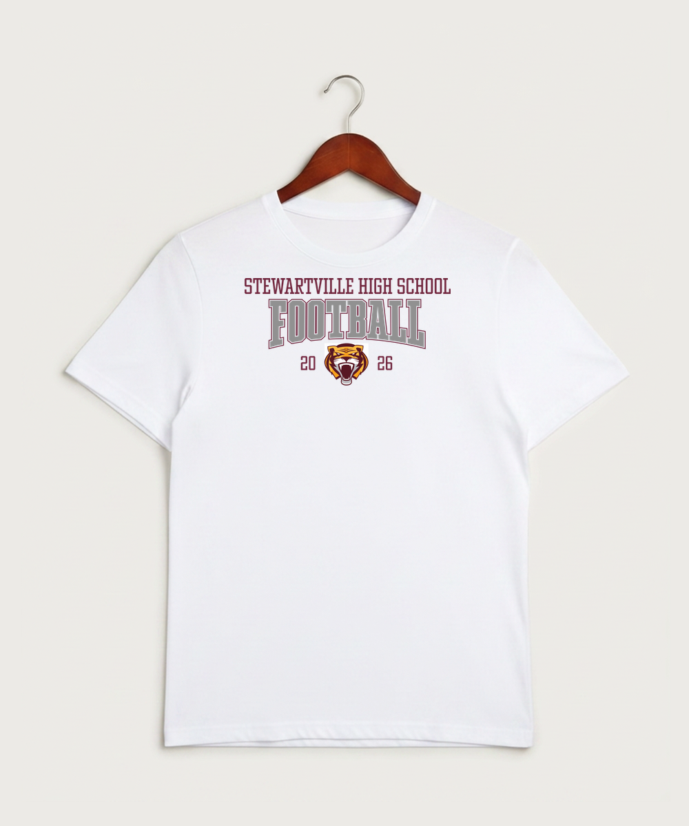 Stewartville High School Football (Boys) - White Sport-Tek PosiCharge Competitor Tee. ST350