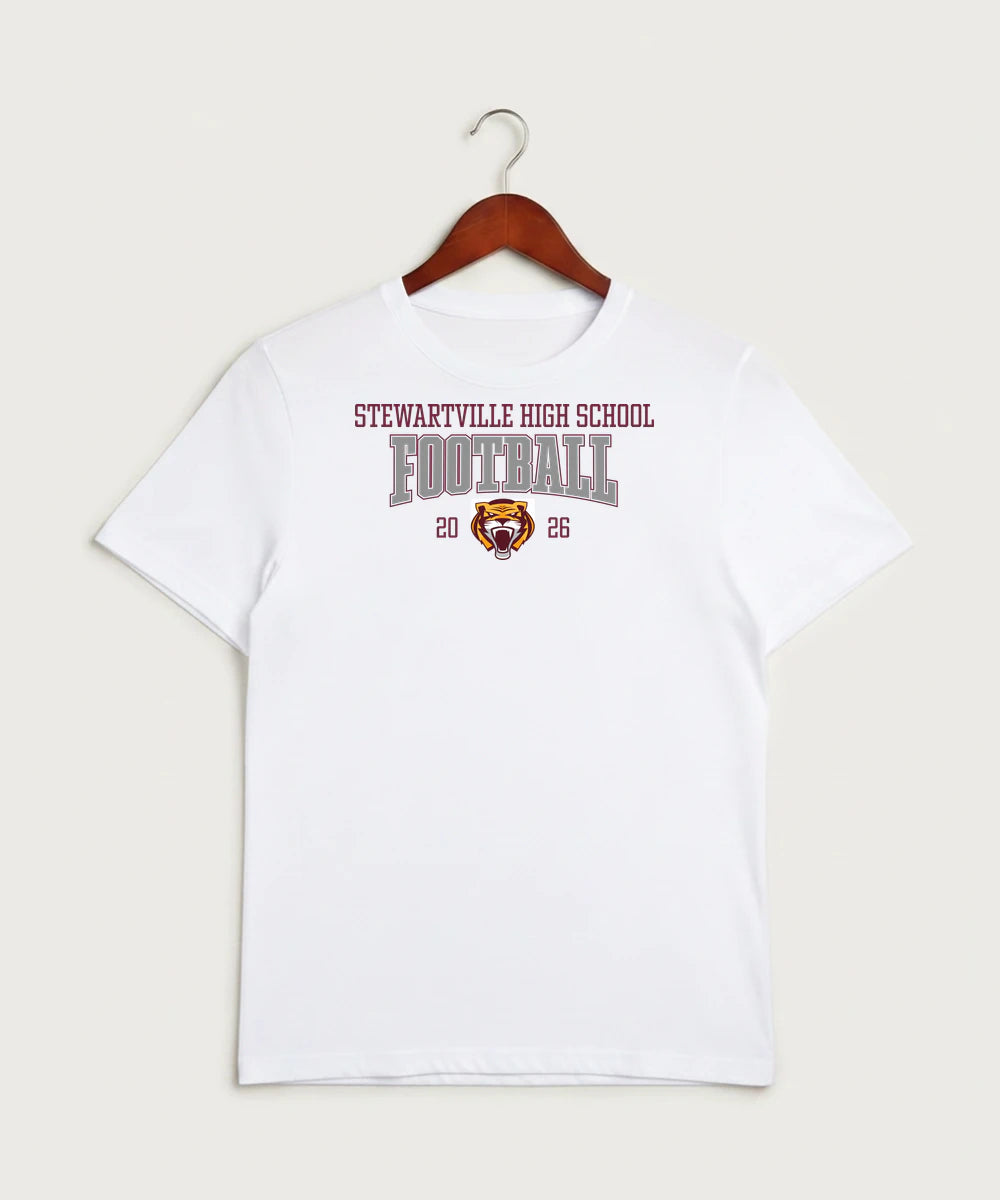 Stewartville High School Football (Boys) - White Sport-Tek PosiCharge Competitor Tee. ST350