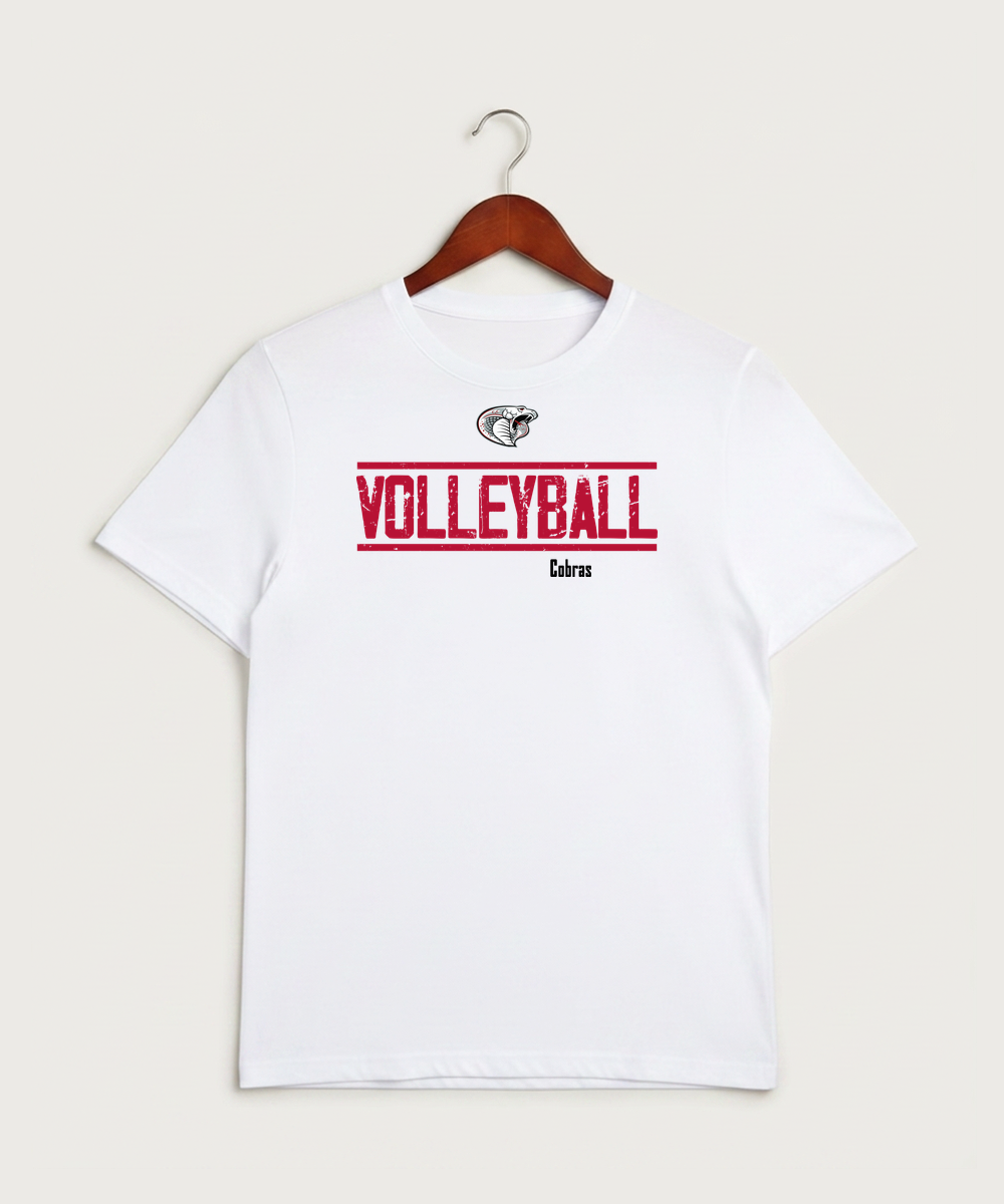 Triton High School Volleyball (Girls) - White Sport-Tek PosiCharge Competitor Tee. ST350