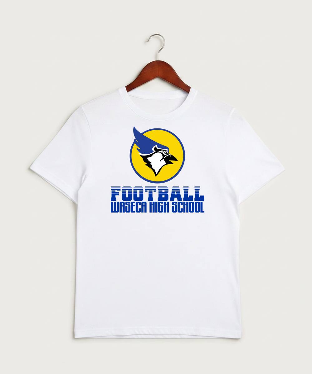 Waseca High School Football (Boys) - White Sport-Tek PosiCharge Competitor Tee. ST350
