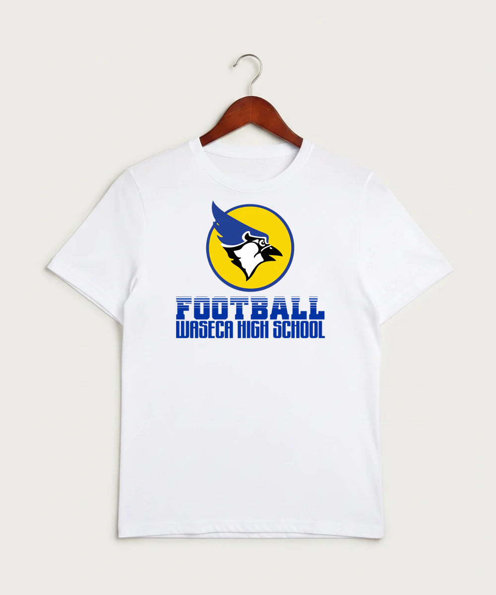 Waseca High School Football (Boys) - White Sport-Tek PosiCharge Competitor Tee. ST350
