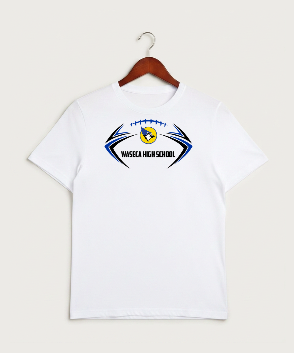 Waseca High School Football (Boys) - White Sport-Tek PosiCharge Competitor Tee. ST350