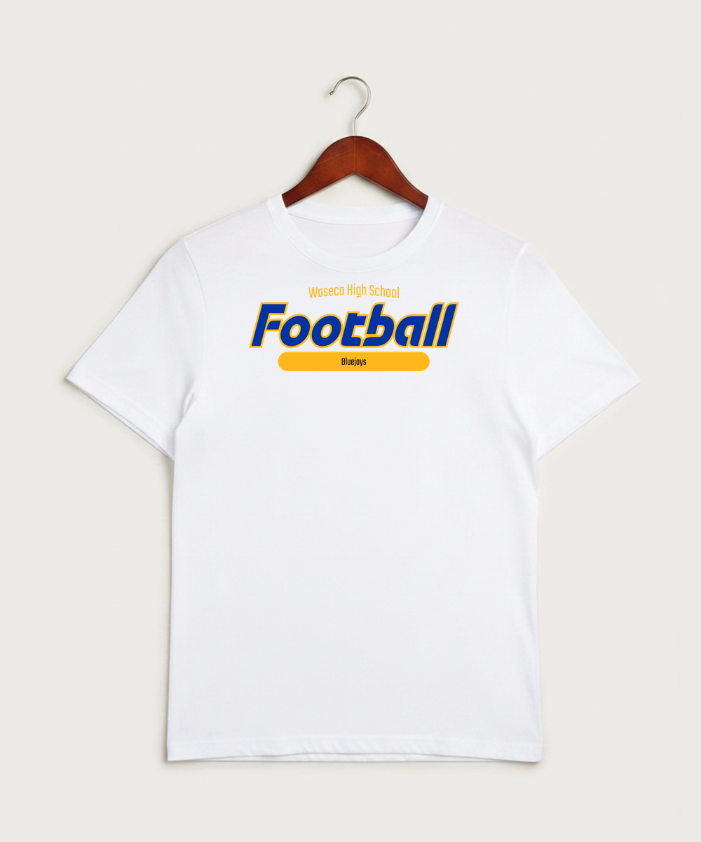 Waseca High School Football (Boys) - White Sport-Tek PosiCharge Competitor Tee. ST350