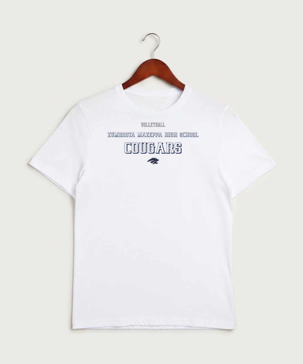 Zumbrota Mazeppa High School Volleyball (Girls) - White Sport-Tek PosiCharge Competitor Tee. ST350