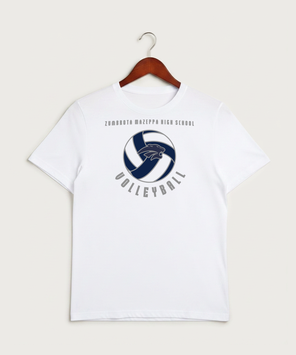Zumbrota Mazeppa High School Volleyball (Girls) - White Sport-Tek PosiCharge Competitor Tee. ST350