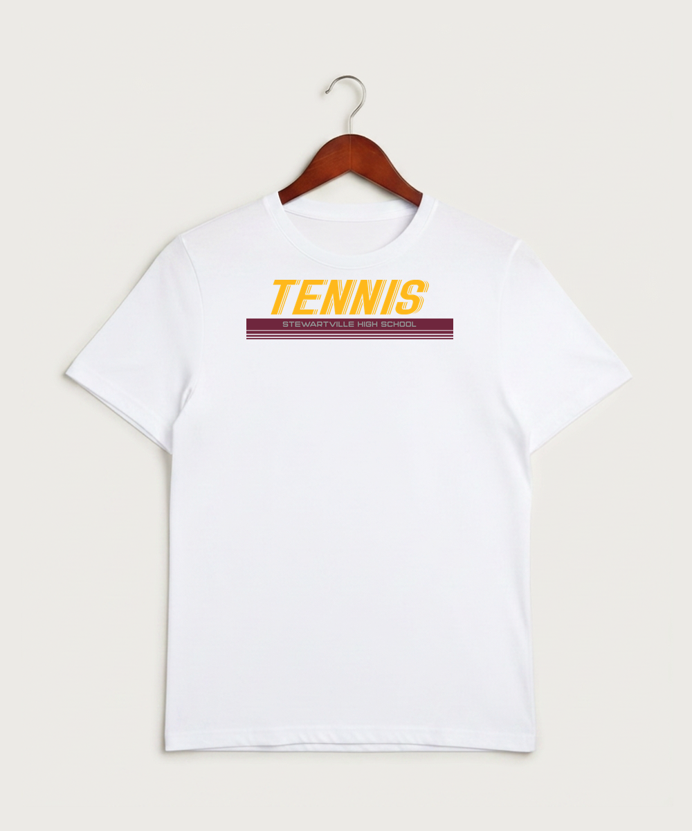 Stewartville High School Tennis (Coed) - White Sport-Tek PosiCharge Competitor Tee. ST350
