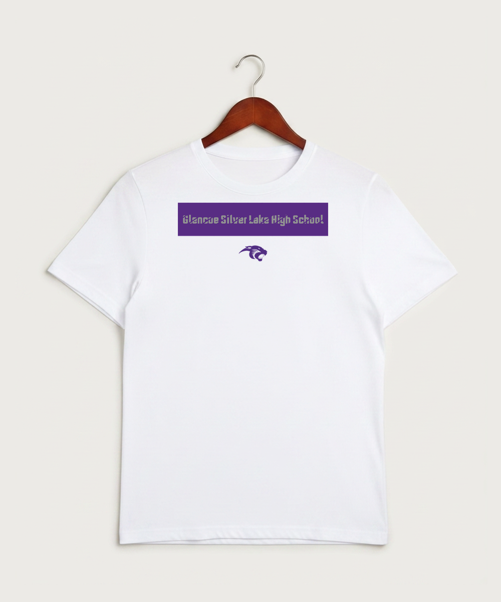 Glencoe Silver Lake High School Athletics - White Sport-Tek PosiCharge Competitor Tee. ST350
