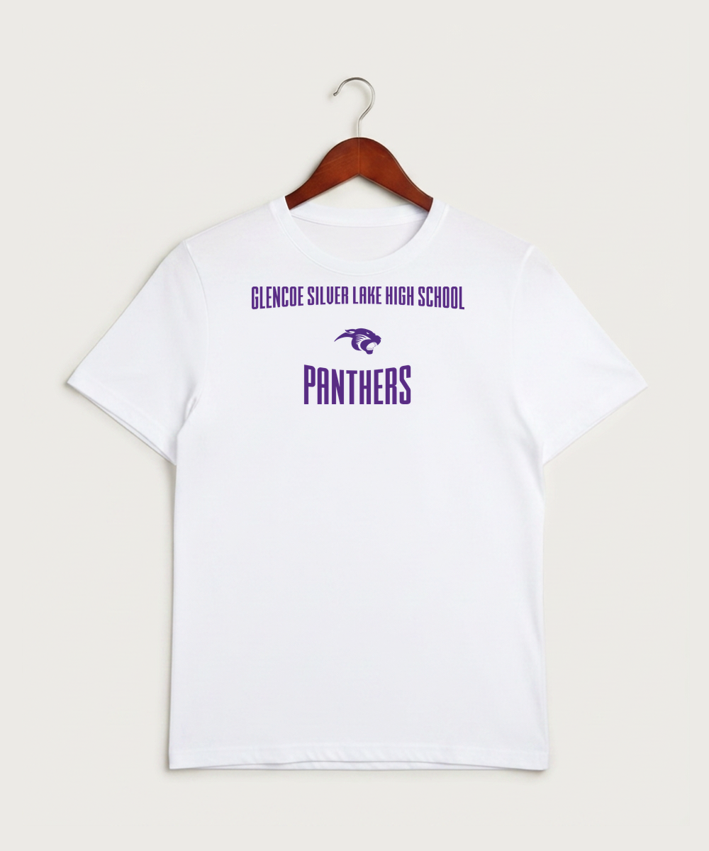Glencoe Silver Lake High School Athletics - White Sport-Tek PosiCharge Competitor Tee. ST350