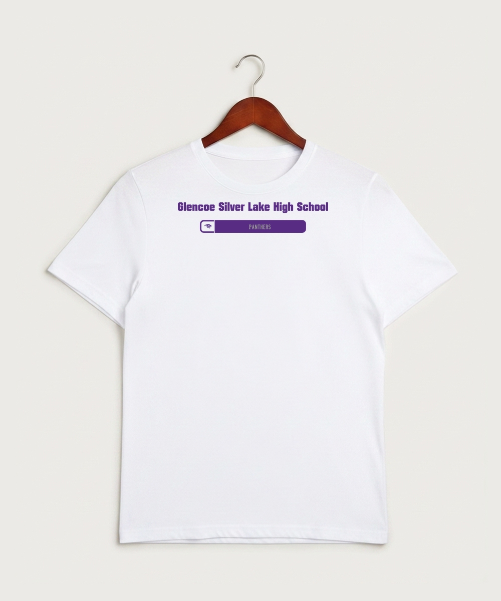 Glencoe Silver Lake High School Athletics - White Sport-Tek PosiCharge Competitor Tee. ST350
