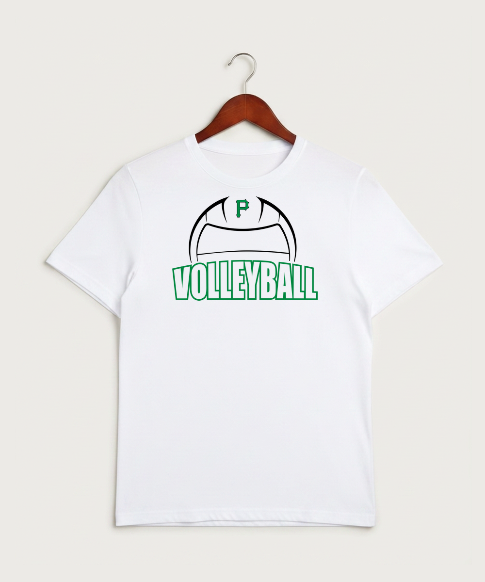 Pipestone Area High School Volleyball (Girls) - White Sport-Tek PosiCharge Competitor Tee. ST350