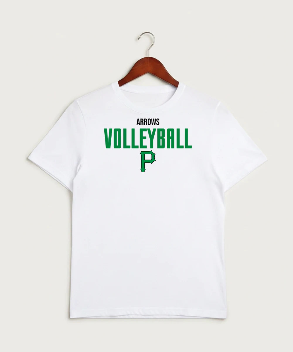 Pipestone Area High School Volleyball (Girls) - White Sport-Tek PosiCharge Competitor Tee. ST350