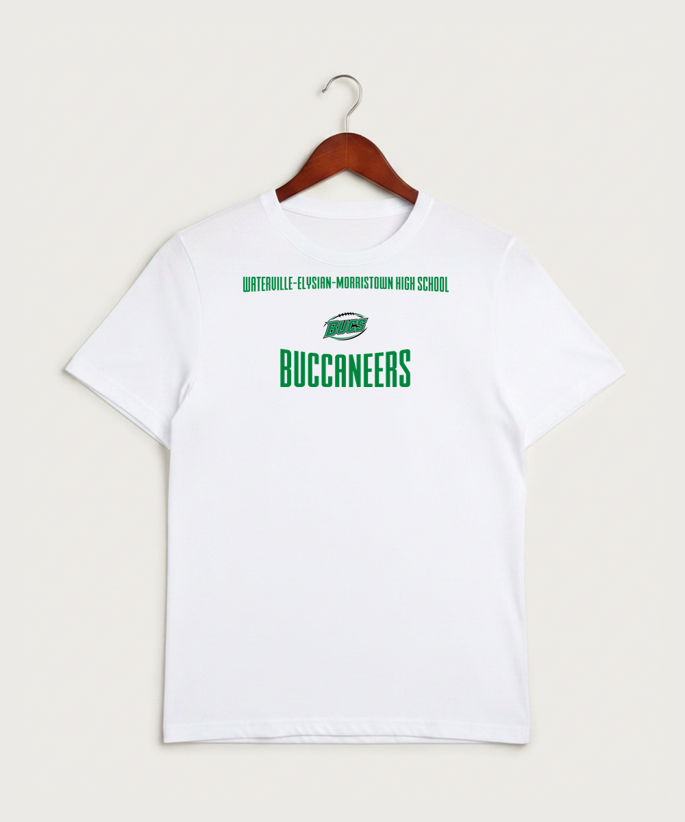 Waterville-Elysian-Morristown High School Football (Boys) - White Sport-Tek PosiCharge Competitor Tee. ST350