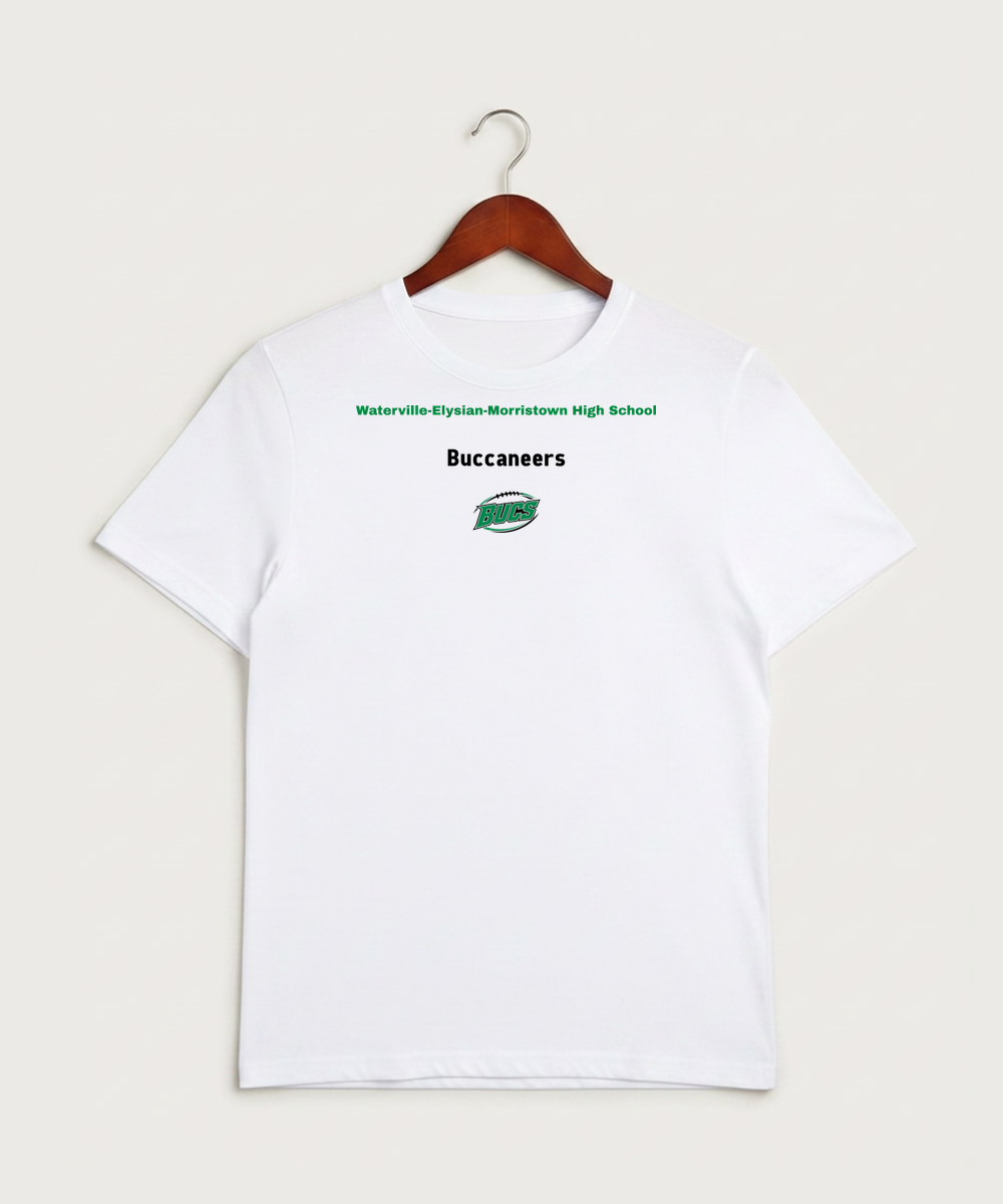 Waterville-Elysian-Morristown High School Football (Boys) - White Sport-Tek PosiCharge Competitor Tee. ST350
