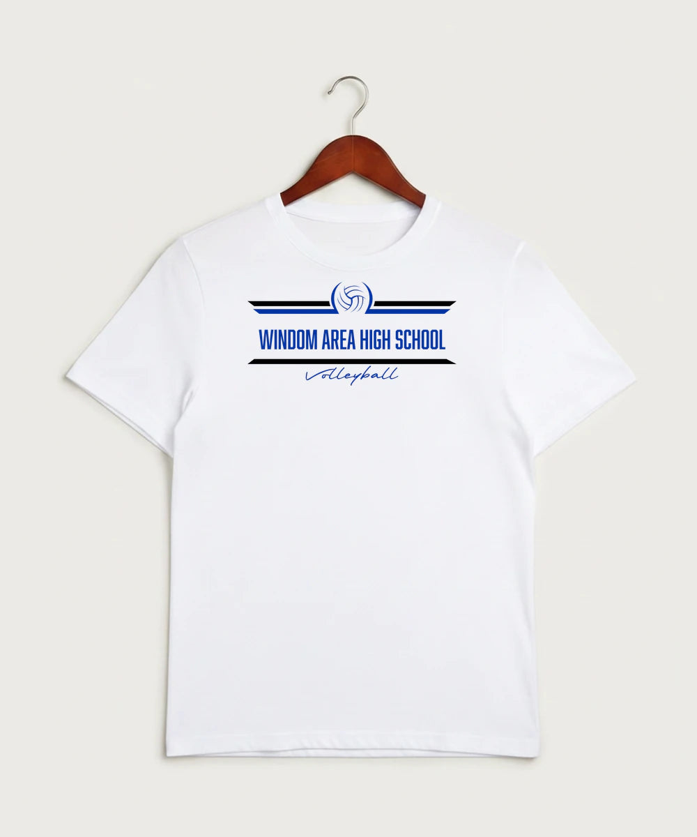Windom Area High School Volleyball (Girls) - White Sport-Tek PosiCharge Competitor Tee. ST350