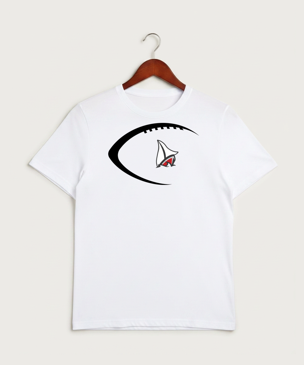Detroit Lakes Community High School Football (Boys) - White Sport-Tek PosiCharge Competitor Tee. ST350
