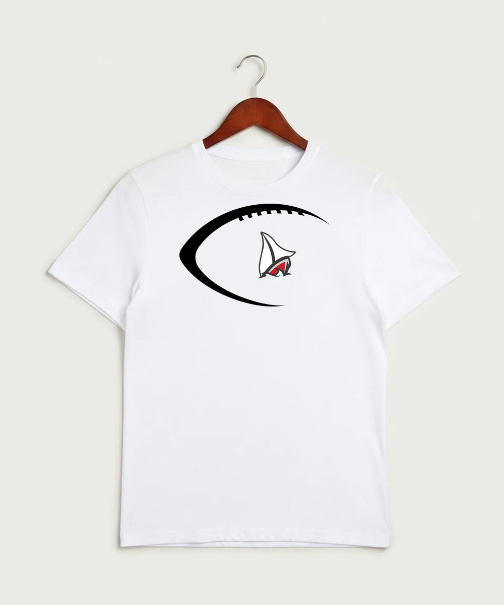 Detroit Lakes Community High School Football (Boys) - White Sport-Tek PosiCharge Competitor Tee. ST350