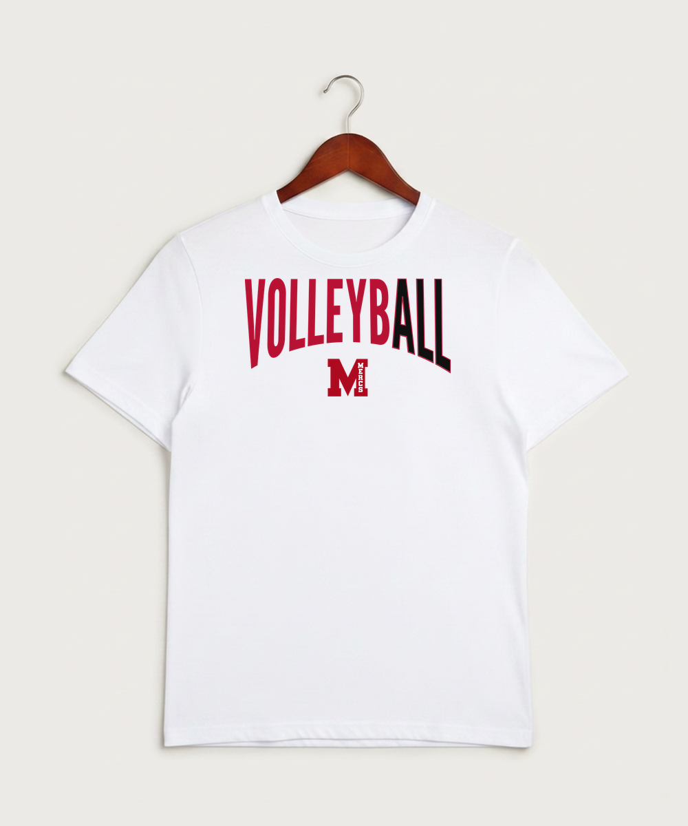 Mcgregor High School Volleyball (Girls) - White Sport-Tek PosiCharge Competitor Tee. ST350