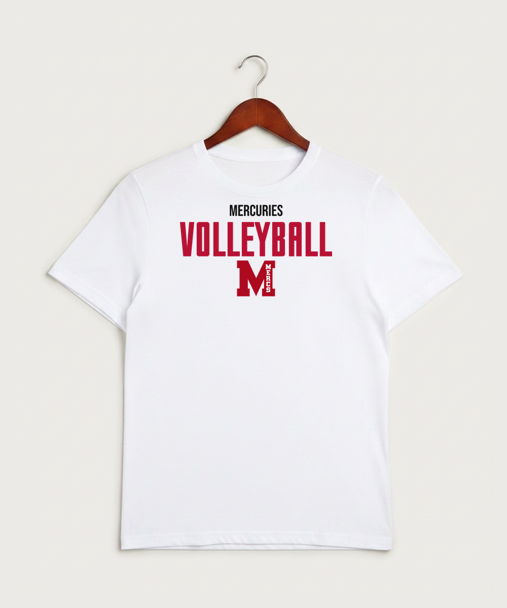 Mcgregor High School Volleyball (Girls) - White Sport-Tek PosiCharge Competitor Tee. ST350