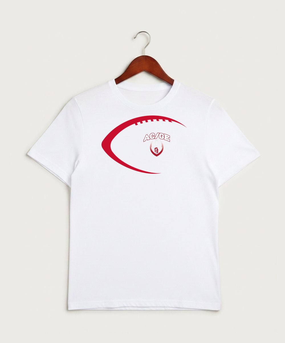Alden-Conger-Glenville Emmons High School Football (Boys) - White Sport-Tek PosiCharge Competitor Tee. ST350
