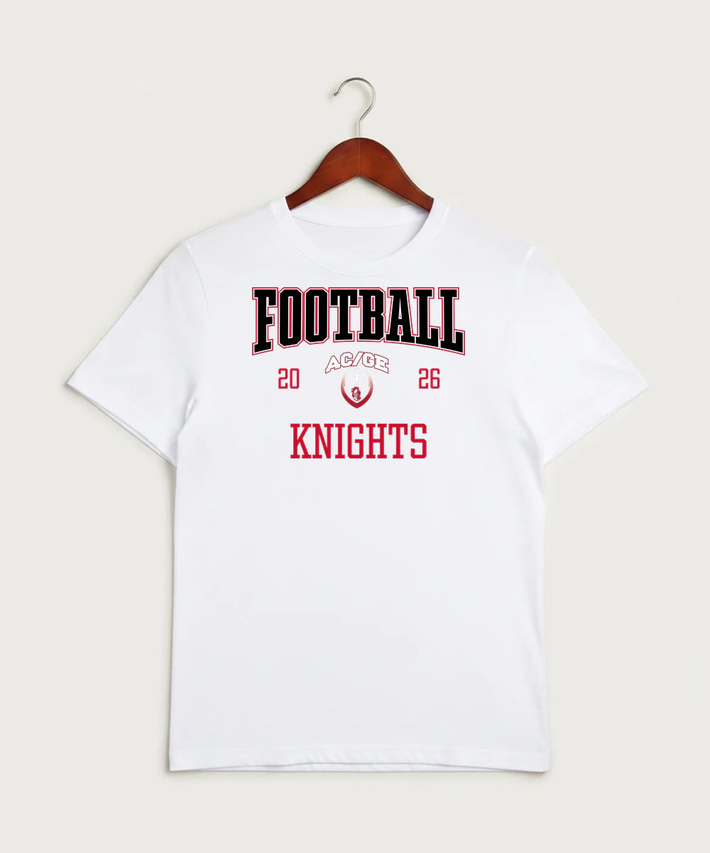 Alden-Conger-Glenville Emmons High School Football (Boys) - White Sport-Tek PosiCharge Competitor Tee. ST350