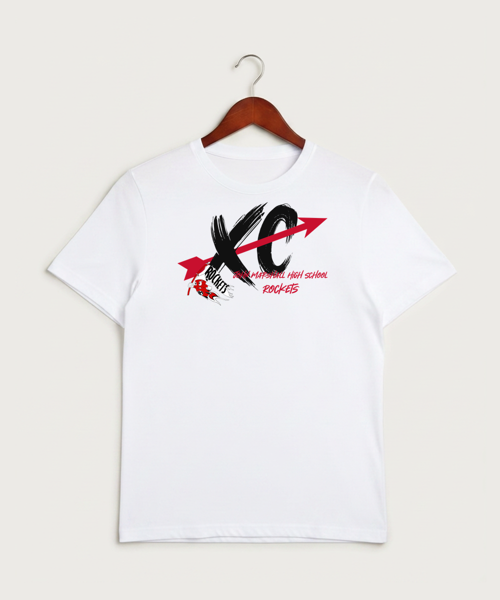 John Marshall High School Cross Country (Coed) - White Sport-Tek PosiCharge Competitor Tee. ST350