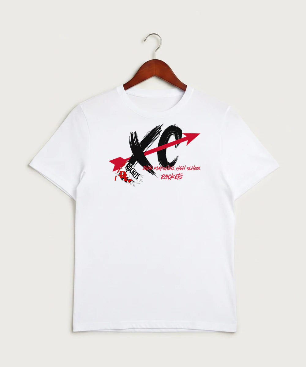 John Marshall High School Cross Country (Coed) - White Sport-Tek PosiCharge Competitor Tee. ST350