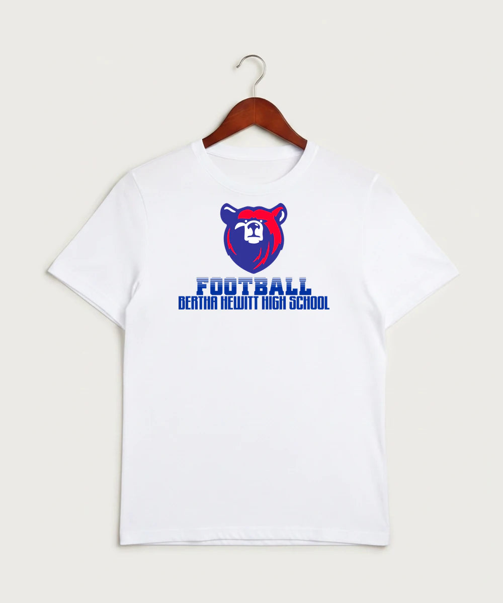 Bertha Hewitt High School Football (Boys) - White Sport-Tek PosiCharge Competitor Tee. ST350