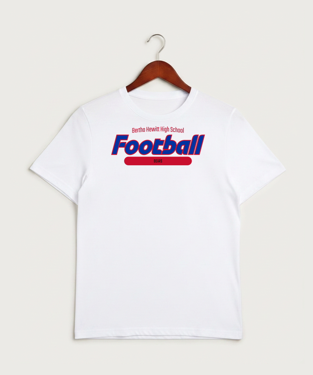 Bertha Hewitt High School Football (Boys) - White Sport-Tek PosiCharge Competitor Tee. ST350