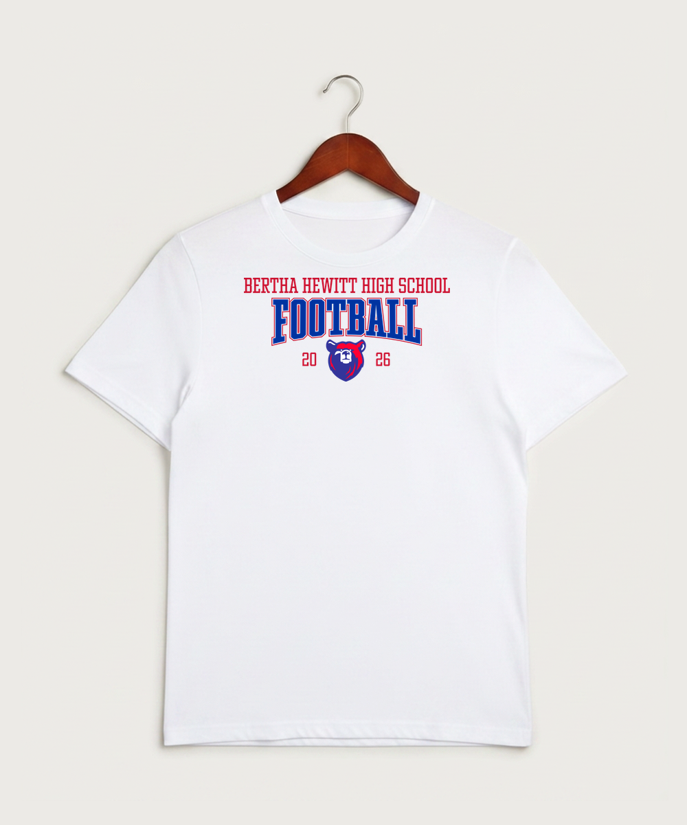 Bertha Hewitt High School Football (Boys) - White Sport-Tek PosiCharge Competitor Tee. ST350