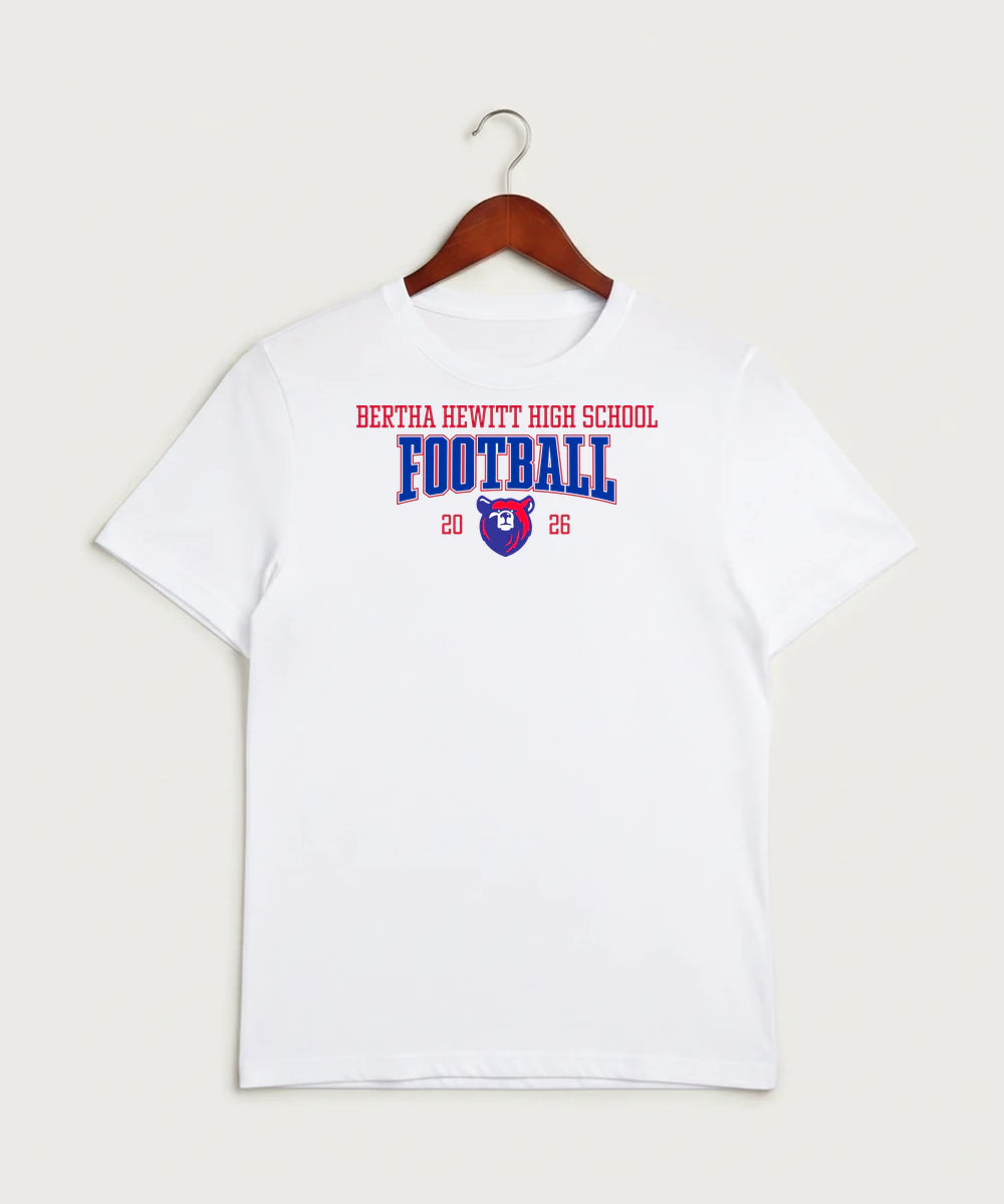 Bertha Hewitt High School Football (Boys) - White Sport-Tek PosiCharge Competitor Tee. ST350
