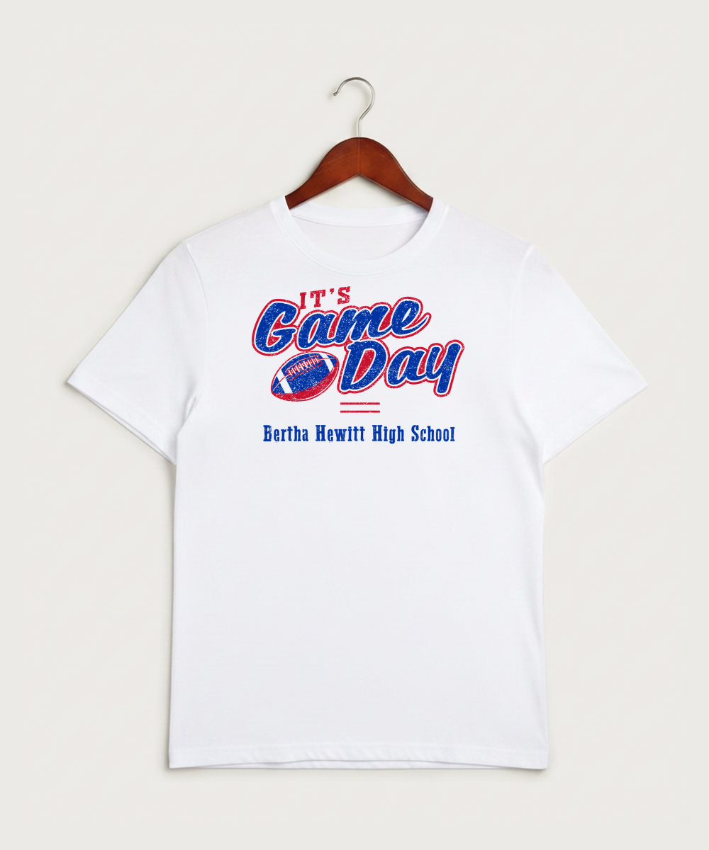 Bertha Hewitt High School Football (Boys) - White Sport-Tek PosiCharge Competitor Tee. ST350